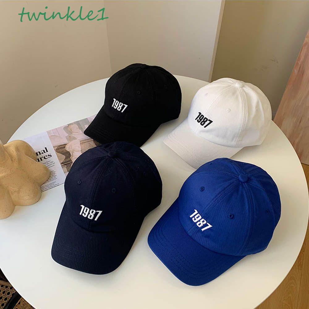 Mũ Lưỡi Trai Thể Thao Mềm Mại Màu Trơn Thêu Chữ Cá Tính Hợp Thời Trang Cho Nữ