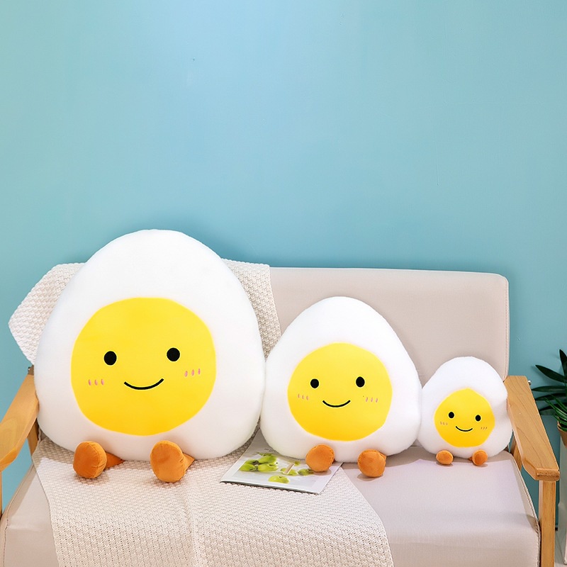 Gối Ôm Hình Quả Trứng Nhồi Bông Dễ Thương