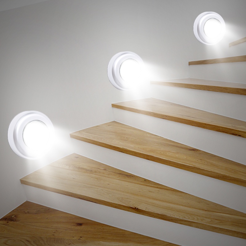 Đèn LED Tròn Công Suất Cao Đa Năng Gắn Tường / Cầu Thang / Hành Lang An Toàn Tiện Dụng