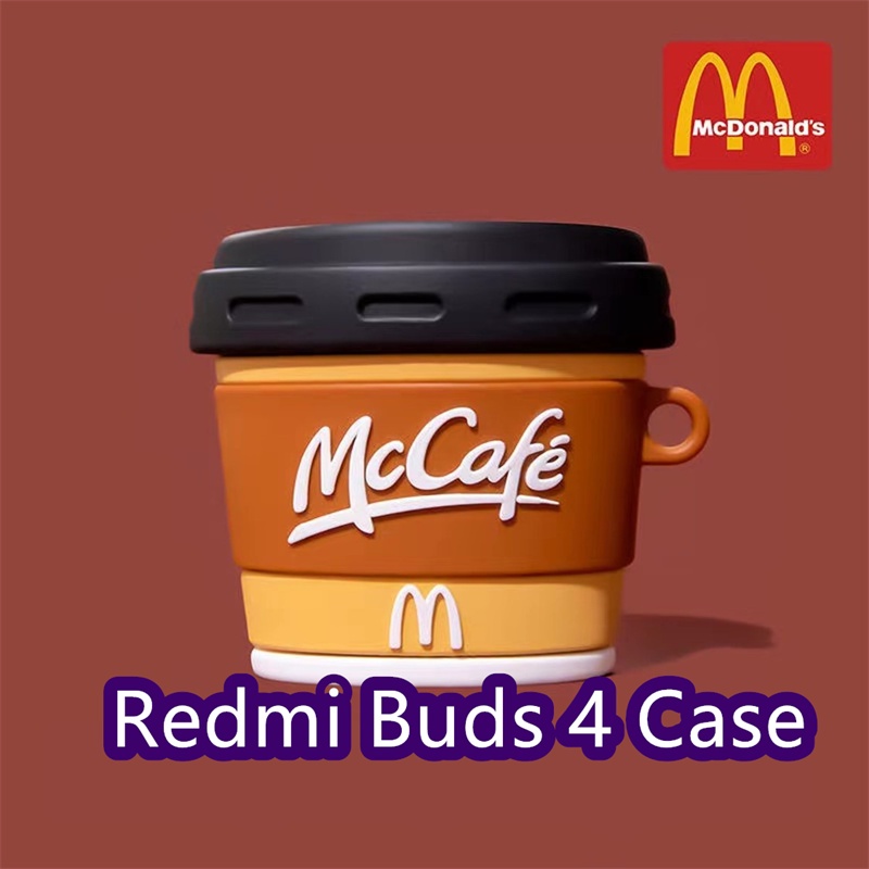 Hàng Có Sẵn! Vỏ Bảo Vệ Hộp Sạc Tai Nghe Redmi Buds 4 Màu Trơn & Búp Bê Hoạt Hình Dễ