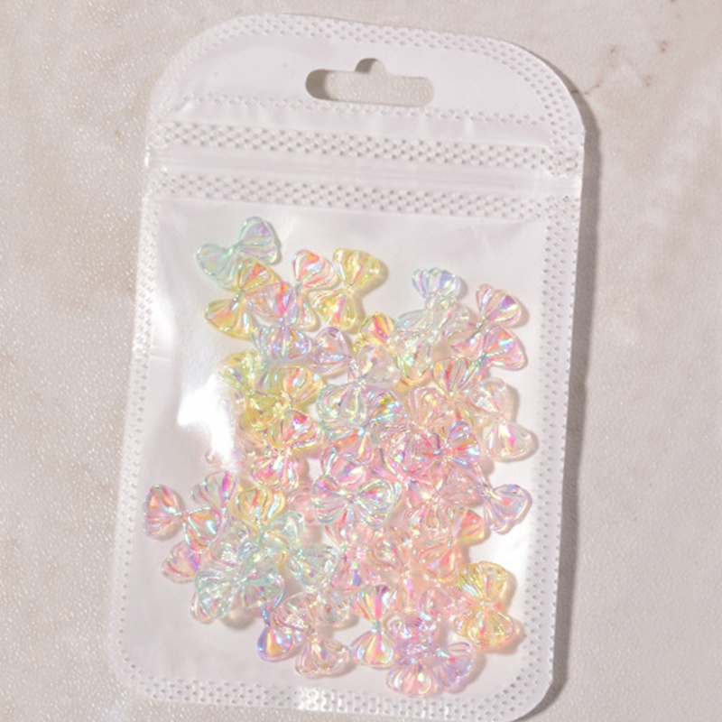 Bộ 50 Phụ Kiện Đính Trang Trí Móng Tay 3D DIY Xinh Xắn