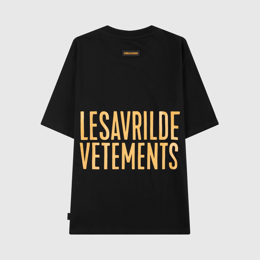 Áo thun Lesavril de Vetements LUMI Black