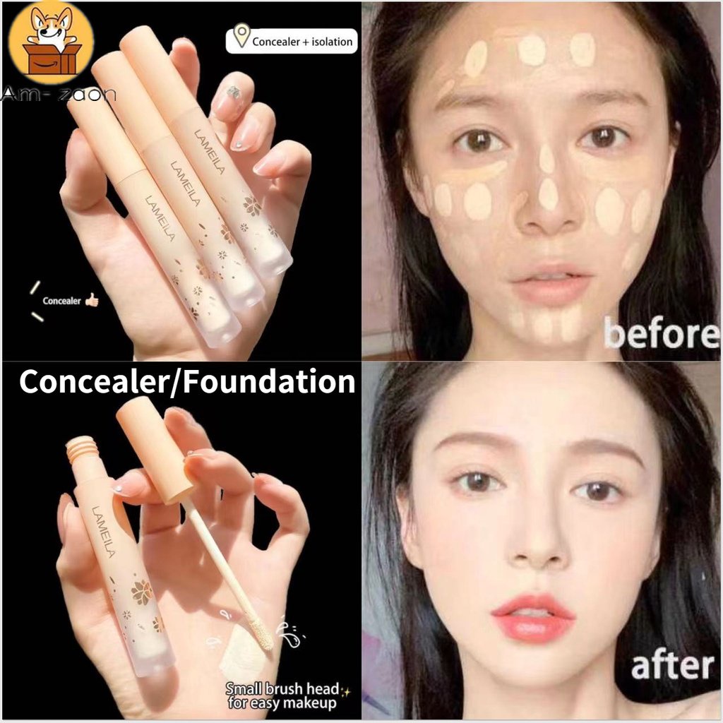 Kem Bắt Sáng Dạng Lỏng Che Khuyết Điểm Cơ Bản Kiểm Soát Dầu Dưỡng Ẩm Không Tẩy Trang