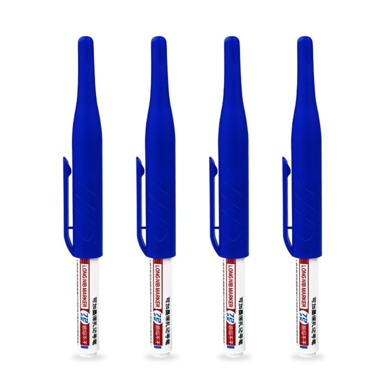 Set 4 Bút Đánh Dấu Lỗ Mũi Dài 32mm Bằng Nhựa Dùng Đánh Dấu Gỗ