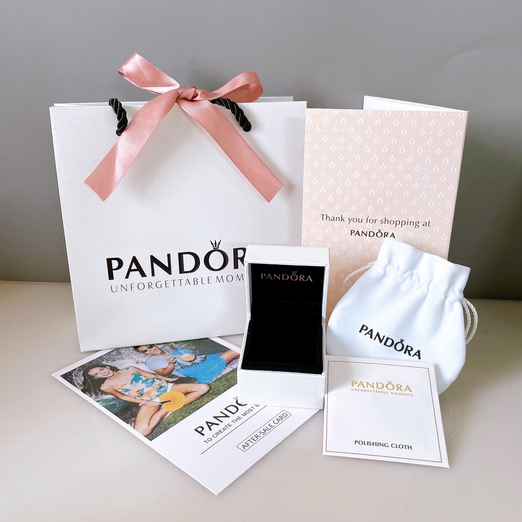 Khuyên tai Pandora Shiny Daisies Earrings 3033RG Rose Gold Fullbox- Bạc S925 ALE