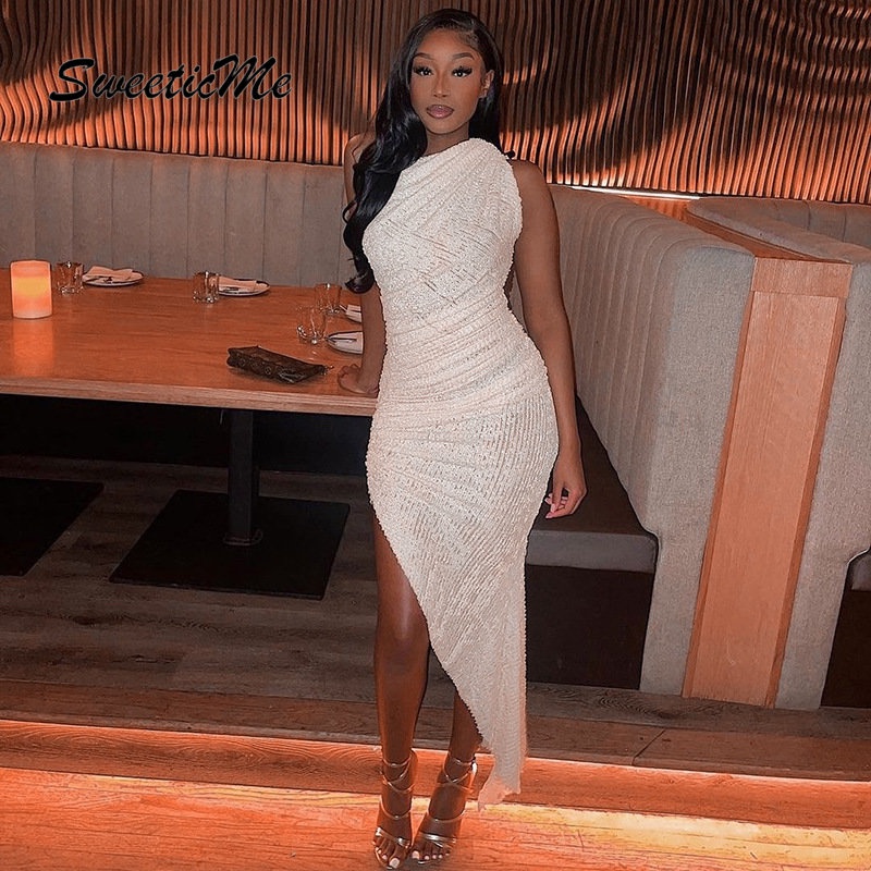 Đầm Trơn Không Tay Dáng Ôm Thời Trang 2023 Cho Nữ