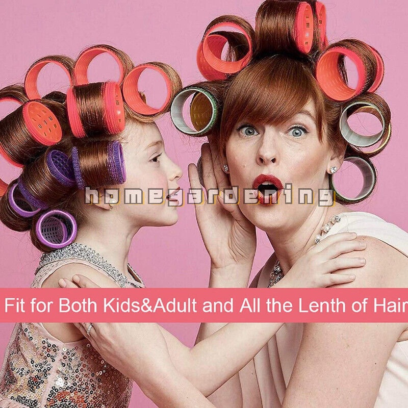 Set 6 Lô Uốn Tóc Tự Nhiệt Không Dùng Nhiệt Tiện Dụng Cho Salon Tóc