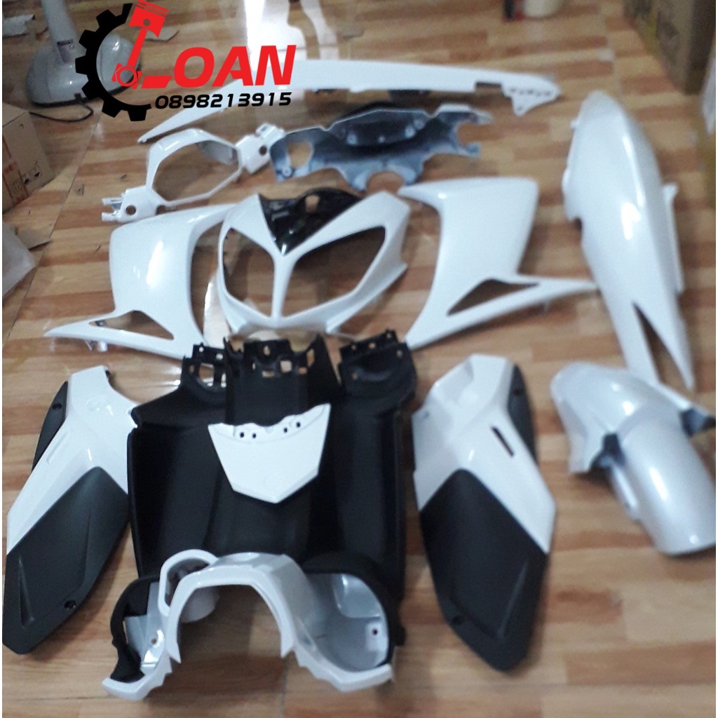 YAMAHA - FULL DÀN ÁO CHO XE  NOVO SX DÀN MÀU 25 món zin