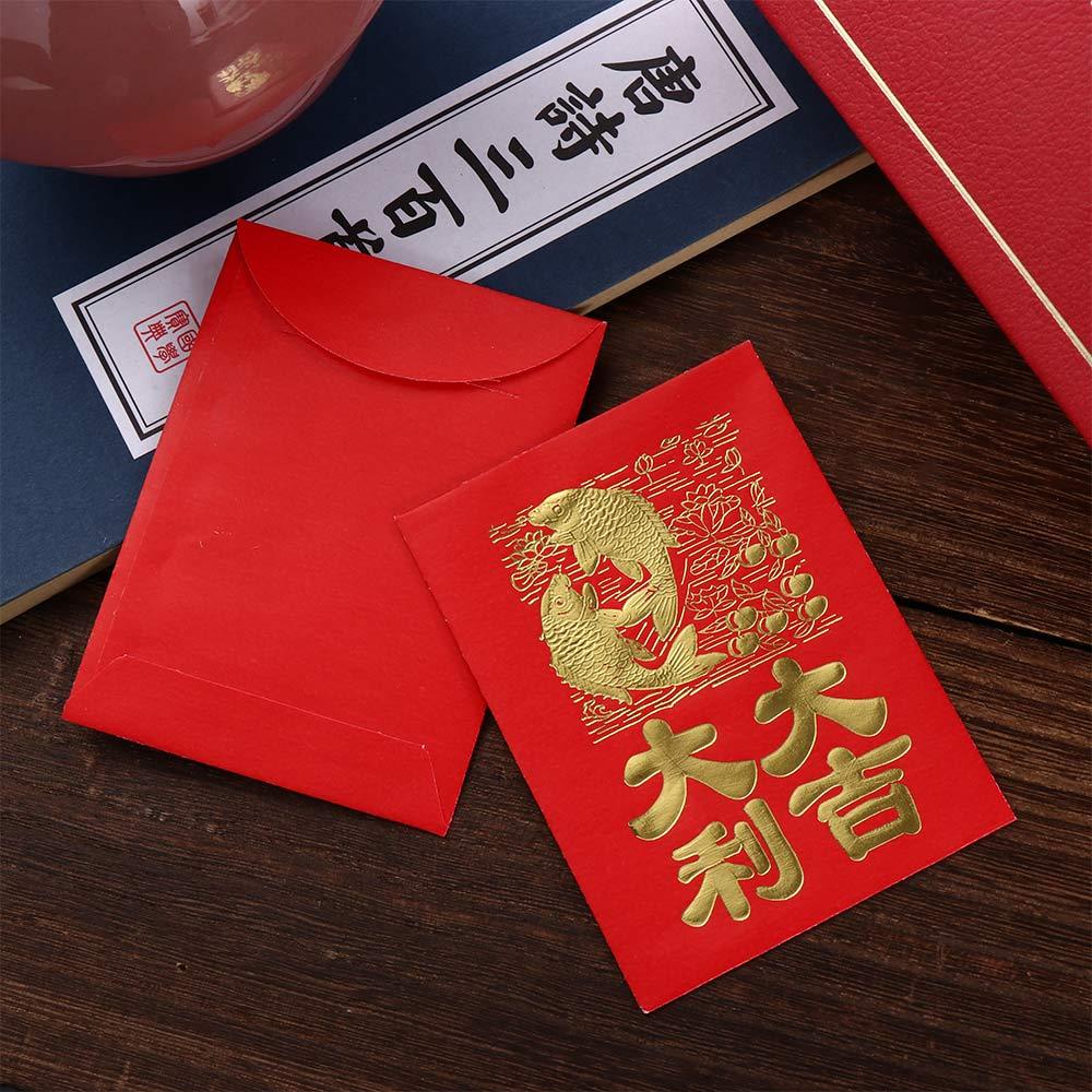 Set 30 Bao Lì Xì Mini Màu Đỏ May Mắn