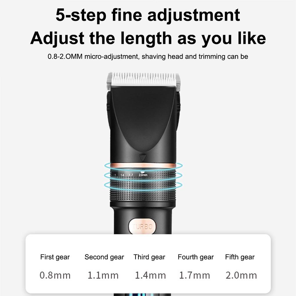 Tông Đơ Cắt Tóc Bằng Điện Có Thể Sạc Lại Tiện Dụng