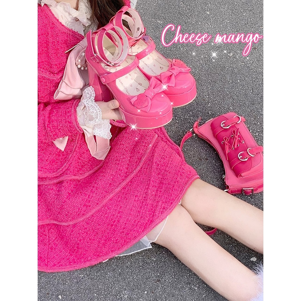 Gossip Giày Mary Jane Đế Dày Chống Nước Ngọt Ngào Thanh Lịch