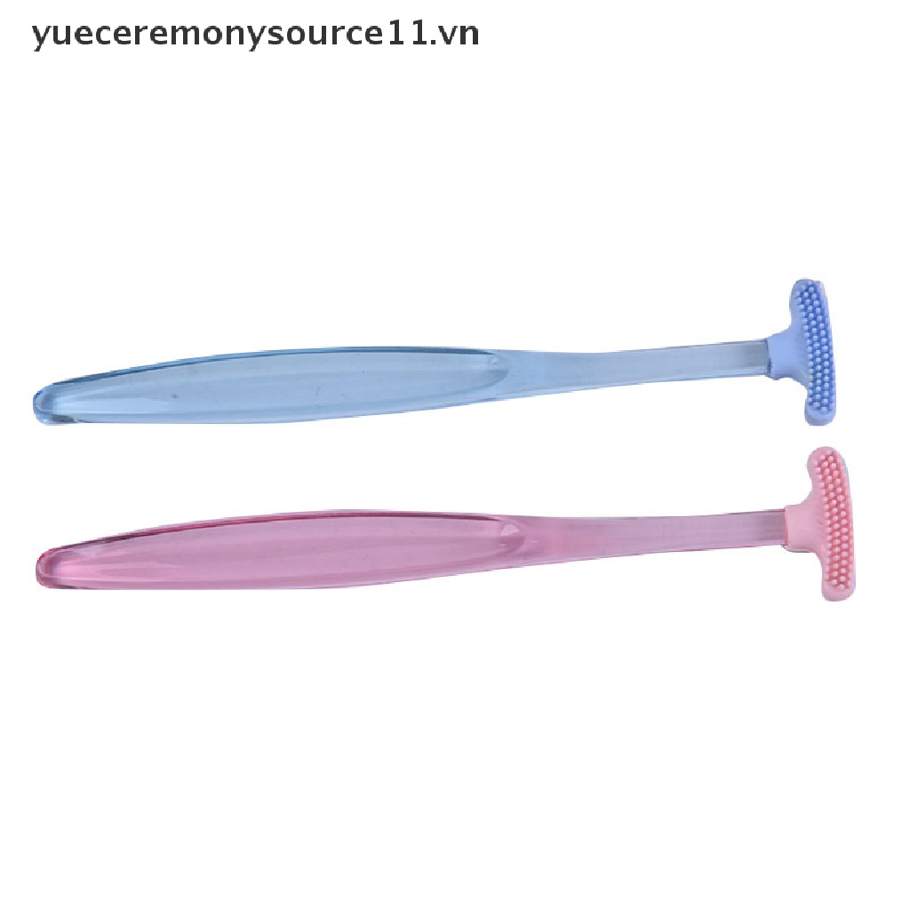 Bàn Chải Silicon Mềm Làm Sạch Lưỡi Răng Miệng.