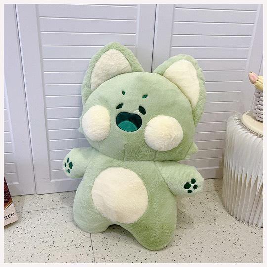 Gấu Mèo DuDu má phính Thú nhồi bông lông dài mềm mịn siêu dễ thương - Thingkdis