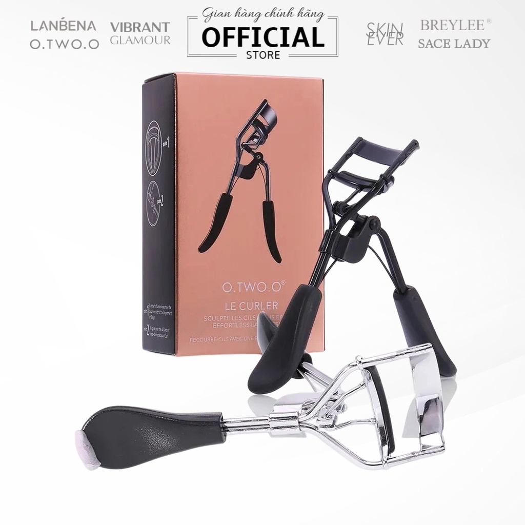 Kẹp mi đàn hồi OTWOO Eyelash Curler bằng thép không gỉ