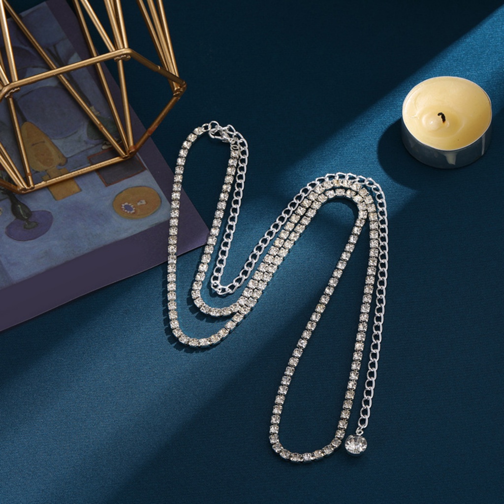 Dây Xích Đeo Bụng Trọng Lượng Nhẹ Đính Đá Thời Trang Đi Biển Mùa Hè