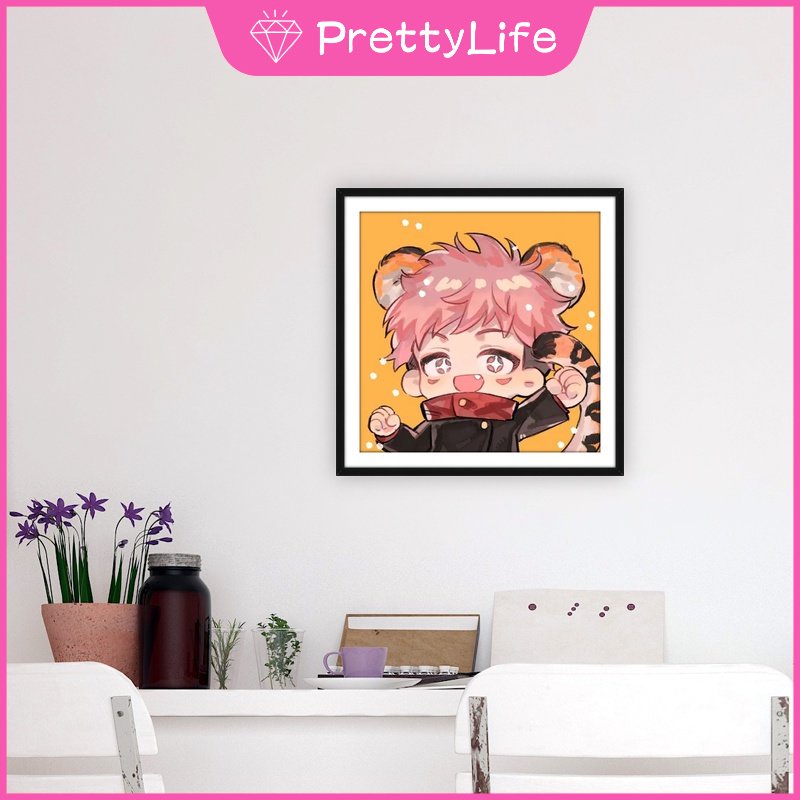 Bộ Tranh Đính Đá 5d Họa Tiết Hoạt Hình Magic Back To War Độc Đáo Kích Thước 30x30CM DIY Dùng Trang Trí Nhà Cửa