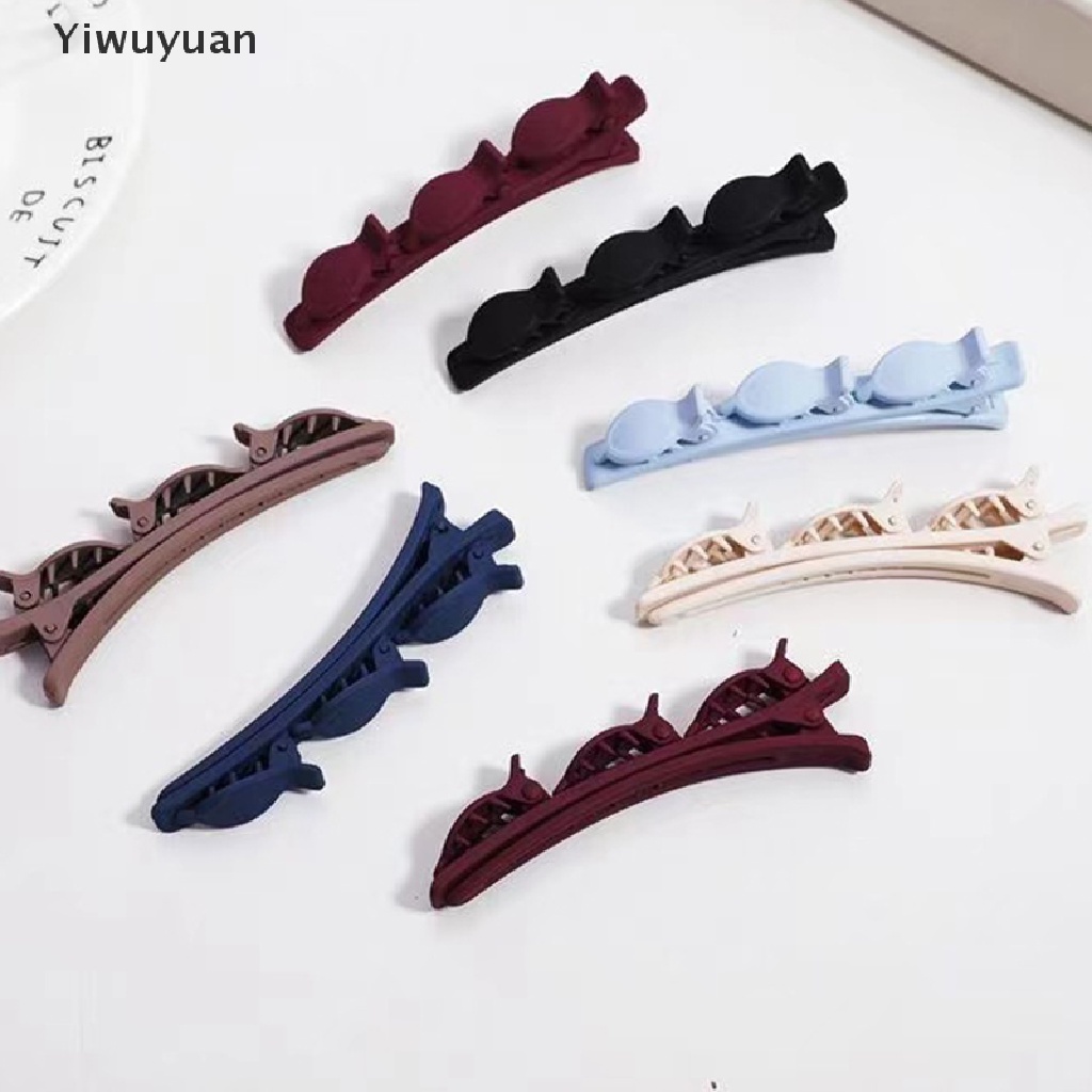 < Yiwuyuan > Kẹp Tóc Mái Thời Trang Thanh Lịch Dễ Thương Dành Cho Nữ