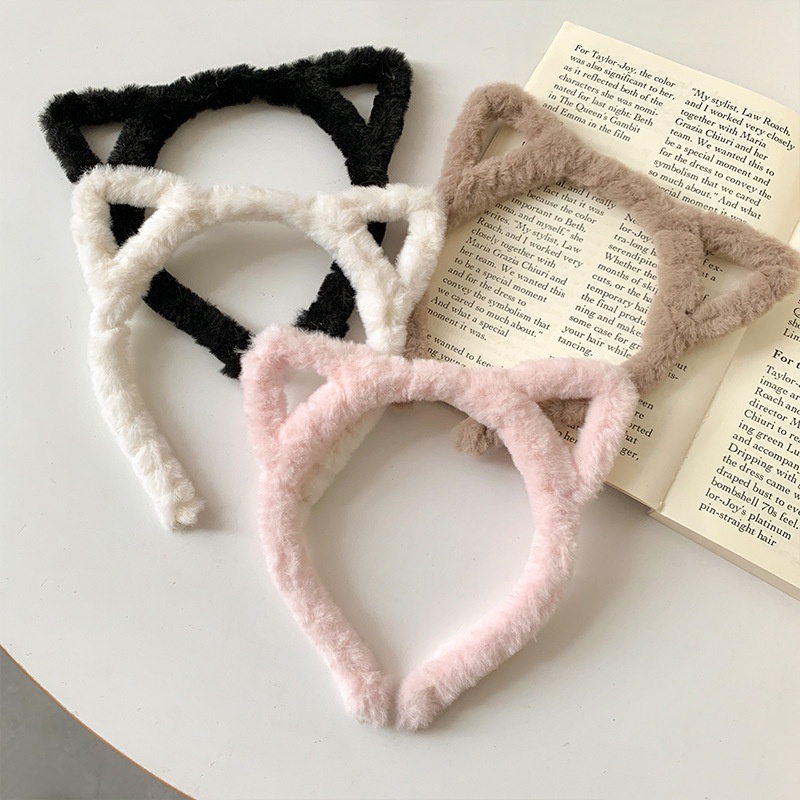 Băng Đô Tai Mèo Bằng Lông Nhung Dễ Thương Xinh Xắn