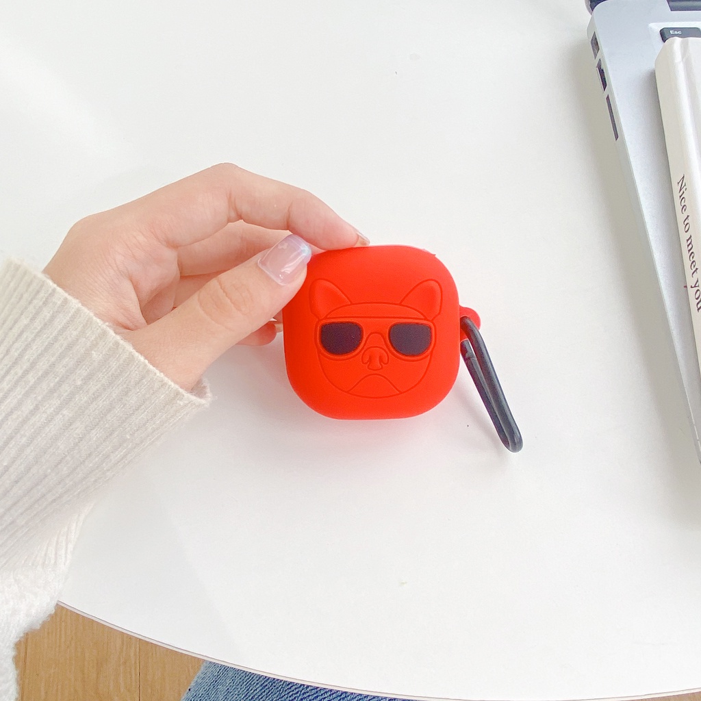 Vỏ Bảo Vệ Hộp Sạc Tai Nghe bluetooth samsung buds live / 2 / 2pro / pro / fe Bằng Silicon Hình Khủng Long Dễ Thương