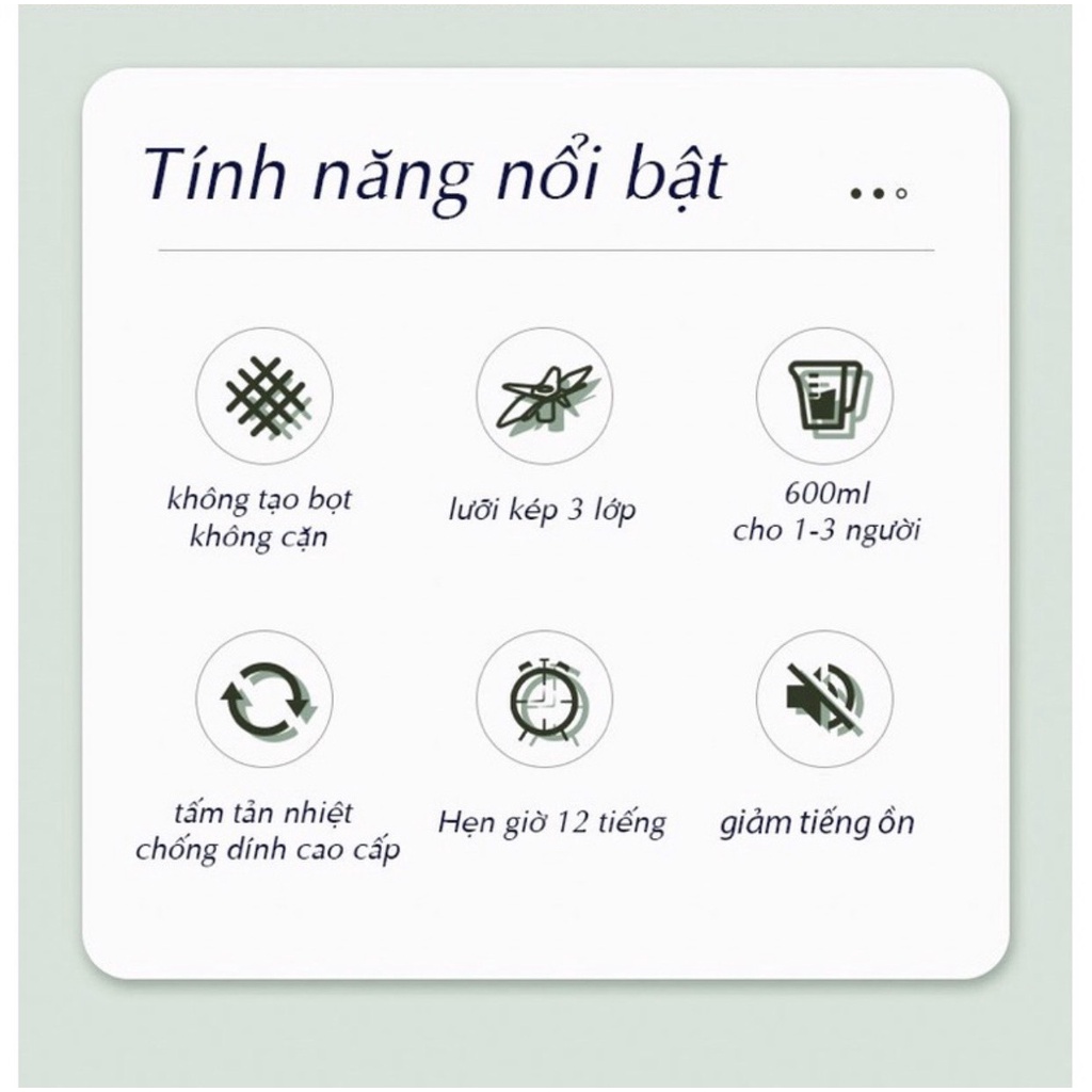Máy làm sữa hạt đa chức năng nấu sữa ngũ cốc, cháo dinh dưỡng, xay đò ăn dặm, xay sinh tố FB0034W