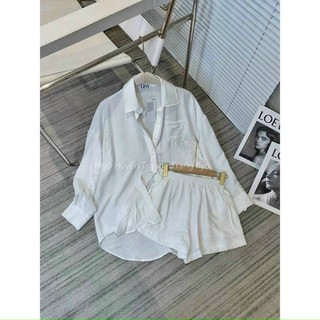 (SHOP TÁO ĐỎ BIGSIZE 50KG ĐẾN 90KG ) set sơ mi quần cụt