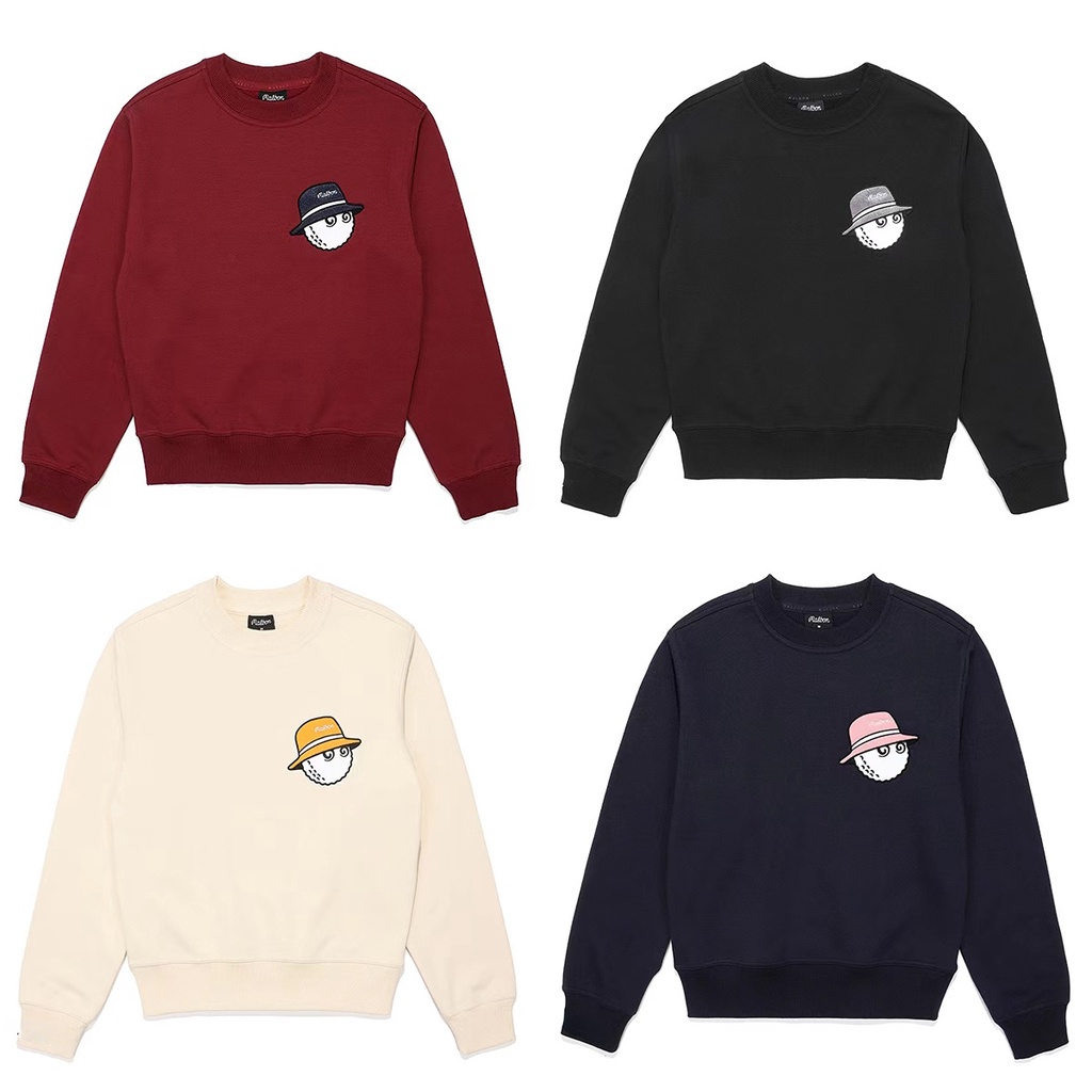 Malbongolf 'S Áo sweatshirt Cổ Thuyền In Hình Mới