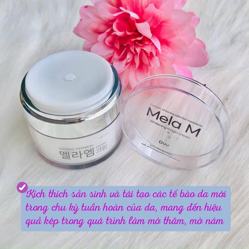Kem dưỡng trắng da mờ thâm nám tàn nhang Dr.MH Mela M Cream 50ml