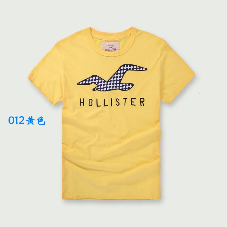 Áo Thun Cotton Tay Ngắn In Hình Hollister Thời Trang Mùa Hè Cho Nam