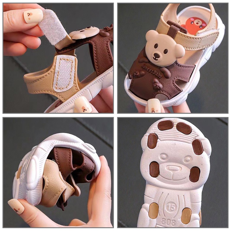 AMILA Xăng đan Đế Mềm Chống Trượt Thoáng Khí Dành Cho Bé 0-3 Tuổi