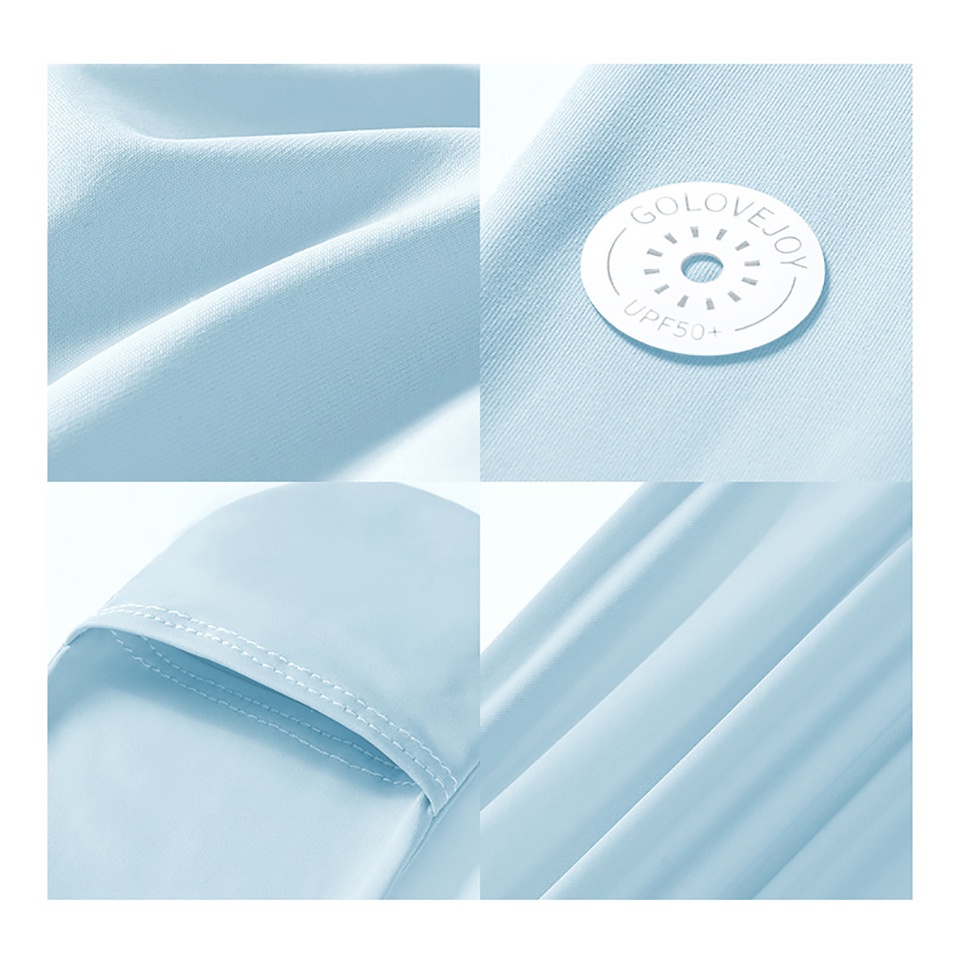 1 Cặp Găng Tay Chống Nắng Và Tia UV Bằng Lụa Lạnh Thoáng Khí Dành Cho Nữ