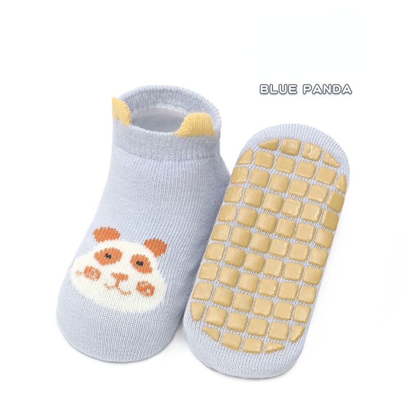 Vớ Cổ Ngắn Chống Trượt In Hình Hoạt Hình 3d Dễ Thương Thời Trang Thu Đông Cho Bé