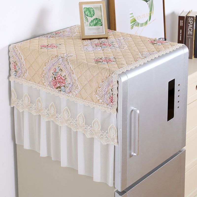 Tấm Vải Ren Phủ Tủ Lạnh / Máy Giặt Chống Bụi / Chống Nắng Không Thấm Nước Tiện Dụng