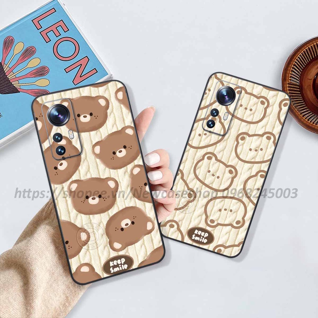 Ốp lưng Xiaomi MI 12T / MI 12T PRO / K50 Ultra in hình họa tiết len Bear Cute
