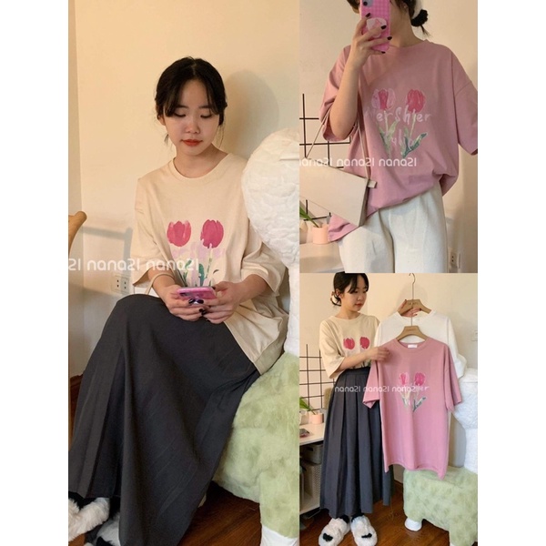 Áo pull hoa Tulip Nana21 Nanastore21