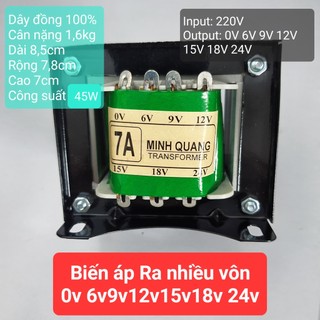 Biến áp 7a , biến áp sạc bình acquy, biến áp kích điện, dây đồng 100%, công suất 90w
