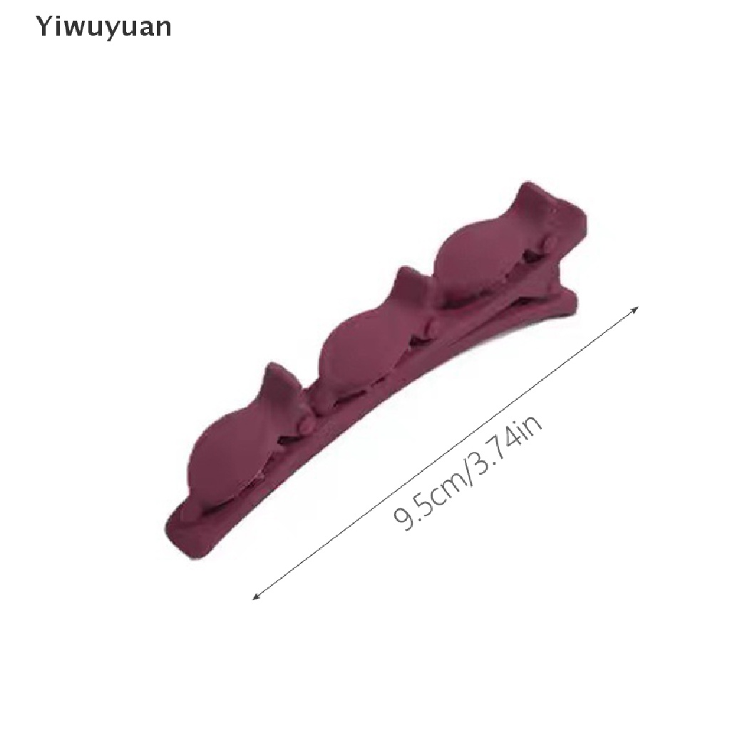 < Yiwuyuan > Kẹp Tóc Mái Thời Trang Thanh Lịch Dễ Thương Dành Cho Nữ