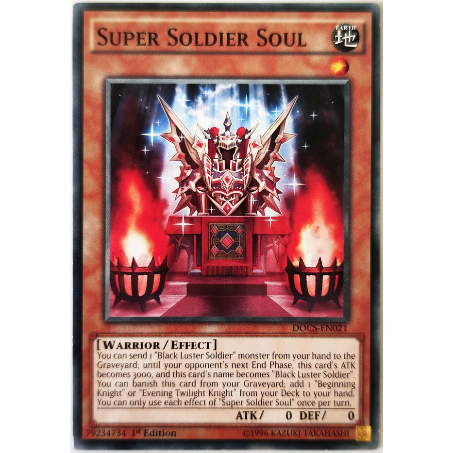 [Thẻ Yugioh] Super Soldier Soul |EN| Common