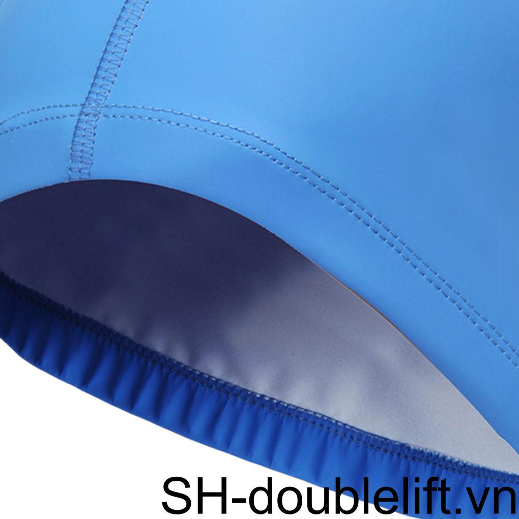 Mũ Bơi Da PU Co Giãn Chống Thấm Nước Bảo Vệ Tóc Khi Chơi Thể Thao Cho Nam Và Nữ