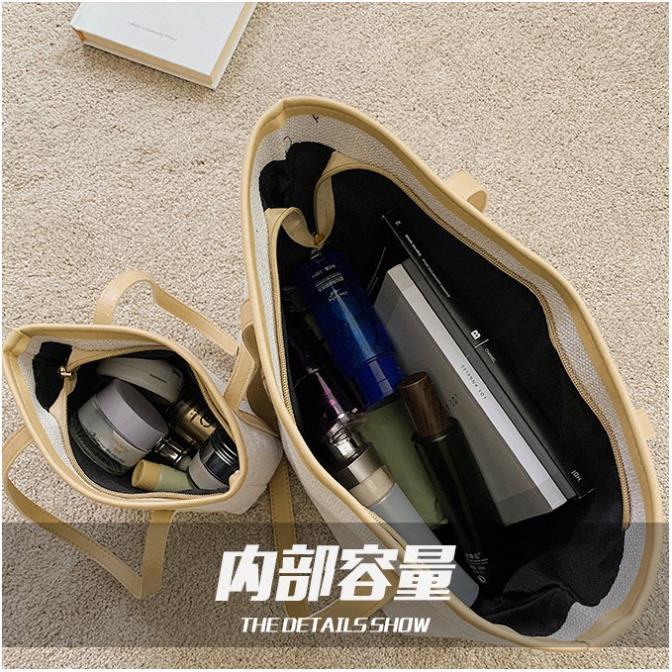 Túi Trơn - Túi Đeo Vai Phong Cách Hàn Quốc Khóa Kéo 2 Màu