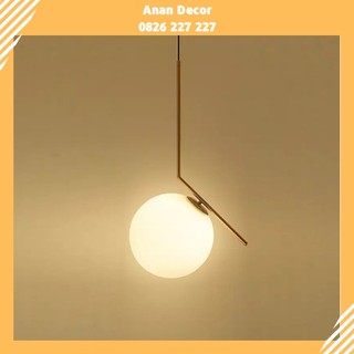 Đèn thả đơn chao thủy tinh Moonlight cao cấp chưa bao gồm bóng đèn TTK.03F AB