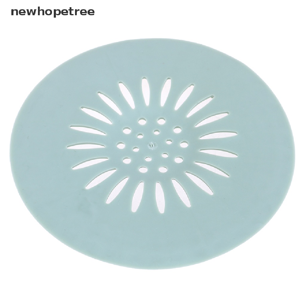 Nắp Chặn Tóc Bằng Silicone Gắn Cống Thoát Nước Nhà Tắm Tiện Dụng