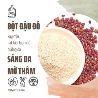 Bột đậu đỏ hữu cơ nhà làm 100gr - Tắm trắng da, dưỡng ẩm, mờ thâm, tẩy tế bào chết