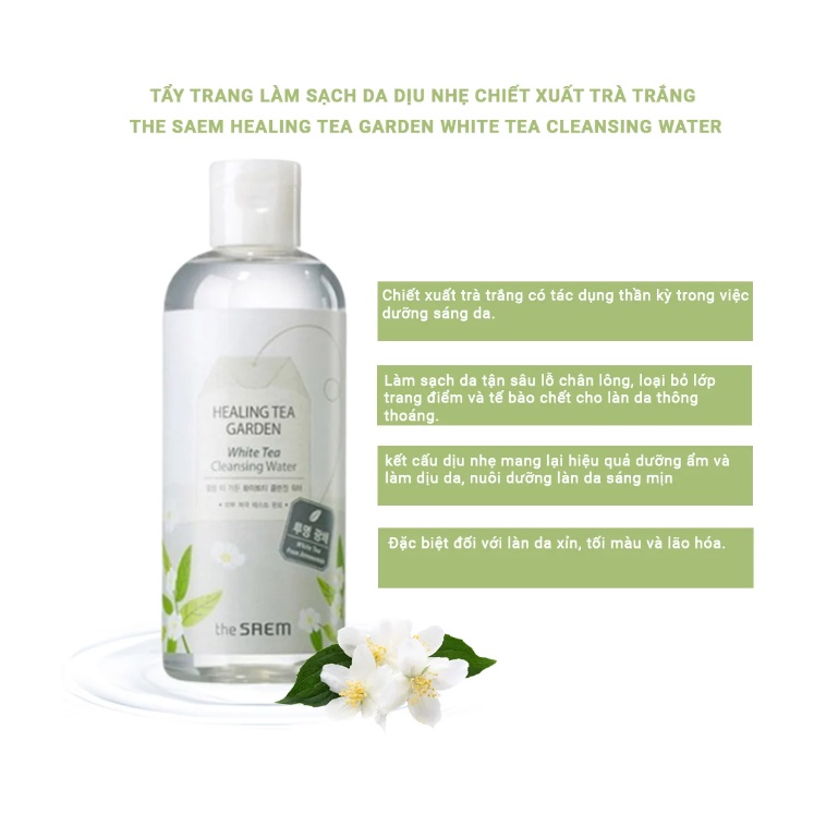 Nước Tẩy Trang The Saem Healing Tea Garden Cleansing Water