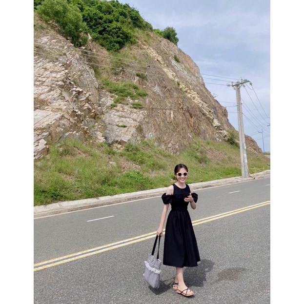 Đầm chun eo Julie form dài