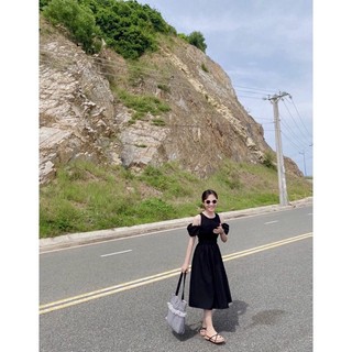 Đầm chun eo Julie form dài