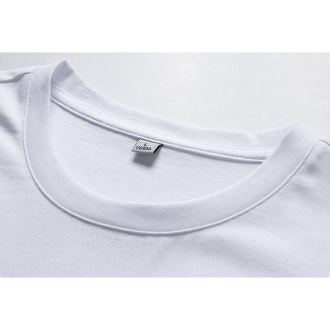 Áo Thun cotton Tay Ngắn Cổ Tròn Màu Sắc Tương Phản Thời Trang Mùa Hè Cho Nam Giới