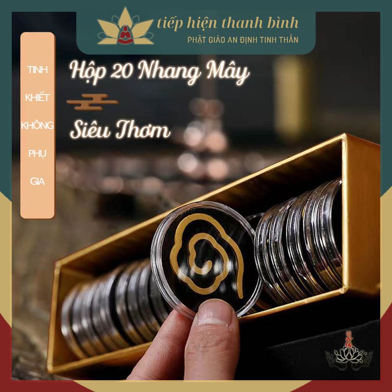 Hộp 20 Nhang Mây Siêu Thơm Tinh Khiết Không Phụ Gia