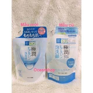 Túi Refill sữa rửa mặt tạo bọt màu trắng Hada Labo cho mọi loại da 140ml