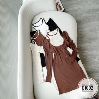BIGSIZE Đầm body viền phối D1092