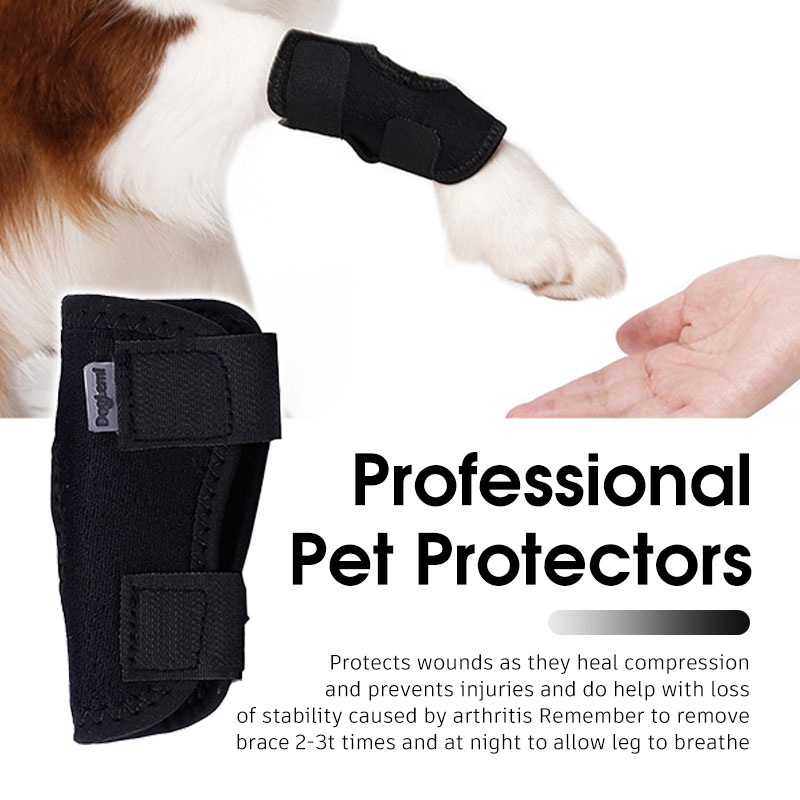 HamshMoc Đai Quấn Mềm Mại Bảo Vệ Vết Thương Chống Bong Gân Có Thể Điều Chỉnh Cho Thú Cưng